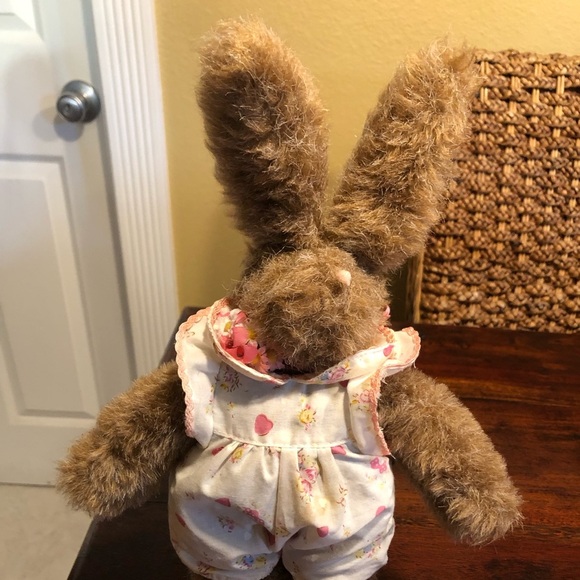 hen in the Holly Other - The Hen in the Holly 14” Plush Brown Bunny